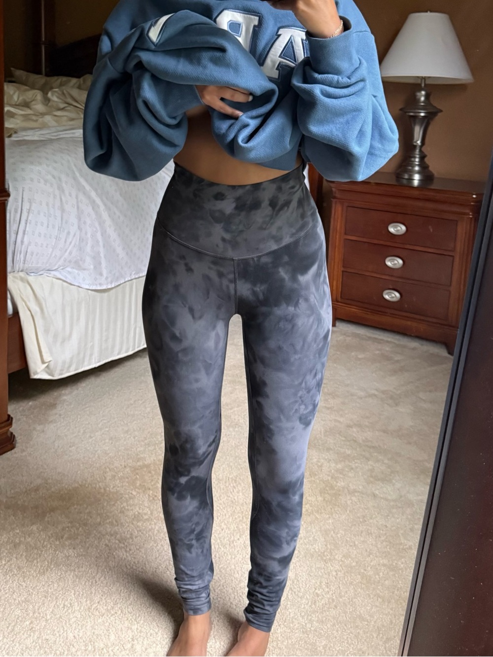 Lululemon gray marble leggings